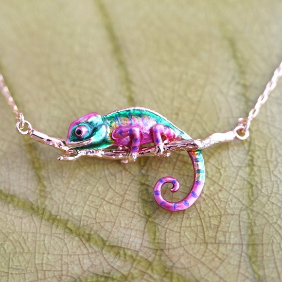 BNW Bill skinner chameleon necklace - Picture 4 of 13